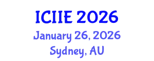 International Conference on Industrial and Information Engineering (ICIIE) January 26, 2026 - Sydney, Australia