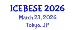 International Conference on Environmental, Biological, Ecological Sciences and Engineering (ICEBESE) March 23, 2026 - Tokyo, Japan