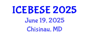 International Conference on Environmental, Biological, Ecological Sciences and Engineering (ICEBESE) June 19, 2025 - Chisinau, Republic of Moldova