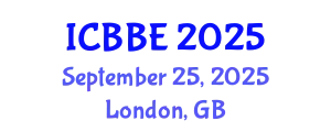International Conference on Bioinformatics and Biological Engineering (ICBBE) September 25, 2025 - London, United Kingdom