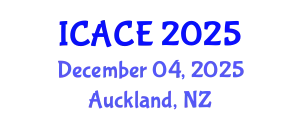 International Conference on Automation and Control Engineering (ICACE) December 04, 2025 - Auckland, New Zealand