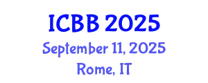 International Conference on Biotechnology and Bioengineering (ICBB) September 11, 2025 - Rome, Italy