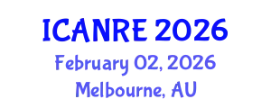 International Conference on Agricultural and Natural Resources Engineering (ICANRE) February 02, 2026 - Melbourne, Australia