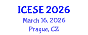 International Conference on Earthquake and Structural Engineering (ICESE) March 16, 2026 - Prague, Czechia
