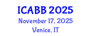 International Conference on Applied Biomaterials and Biomechanics (ICABB) November 17, 2025 - Venice, Italy
