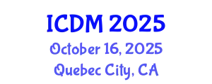 International Conference on Diabetes and Metabolism (ICDM) October 16, 2025 - Quebec City, Canada