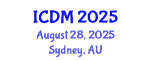 International Conference on Diabetes and Metabolism (ICDM) August 28, 2025 - Sydney, Australia