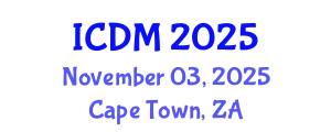 International Conference on Diabetes and Metabolism (ICDM) November 03, 2025 - Cape Town, South Africa