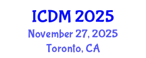 International Conference on Diabetes and Metabolism (ICDM) November 27, 2025 - Toronto, Canada