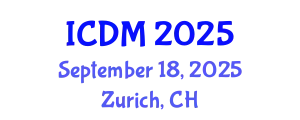 International Conference on Diabetes and Metabolism (ICDM) September 18, 2025 - Zurich, Switzerland