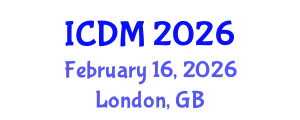 International Conference on Diabetes and Metabolism (ICDM) February 16, 2026 - London, United Kingdom