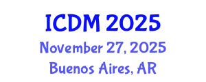 International Conference on Diabetes and Metabolism (ICDM) November 27, 2025 - Buenos Aires, Argentina