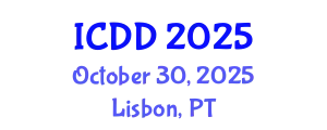 International Conference on Disability and Diversity (ICDD) October 30, 2025 - Lisbon, Portugal