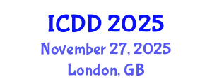 International Conference on Disability and Diversity (ICDD) November 27, 2025 - London, United Kingdom