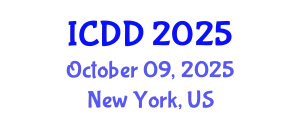 International Conference on Disability and Diversity (ICDD) October 09, 2025 - New York, United States