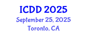 International Conference on Disability and Diversity (ICDD) September 25, 2025 - Toronto, Canada