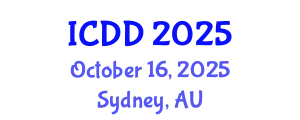 International Conference on Disability and Diversity (ICDD) October 16, 2025 - Sydney, Australia