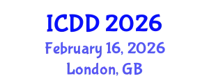 International Conference on Disability and Diversity (ICDD) February 16, 2026 - London, United Kingdom
