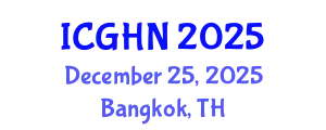International Conference on Gastroenterology, Hepatology and Nutrition (ICGHN) December 25, 2025 - Bangkok, Thailand