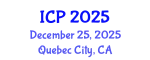 International Conference on Pediatrics (ICP) December 25, 2025 - Quebec City, Canada