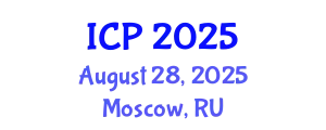 International Conference on Pediatrics (ICP) August 28, 2025 - Moscow, Russia