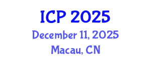 International Conference on Pediatrics (ICP) December 11, 2025 - Macau, China