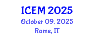 International Conference on Emergency Medicine (ICEM) October 09, 2025 - Rome, Italy