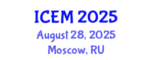 International Conference on Emergency Medicine (ICEM) August 28, 2025 - Moscow, Russia