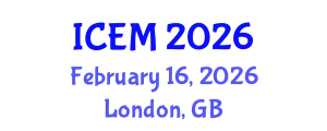International Conference on Emergency Medicine (ICEM) February 16, 2026 - London, United Kingdom