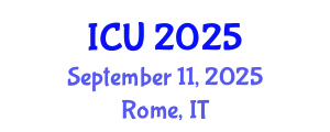 International Conference on Urology (ICU) September 11, 2025 - Rome, Italy
