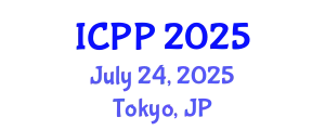 International Conference on Pharmacy and Pharmacology (ICPP) July 24, 2025 - Tokyo, Japan