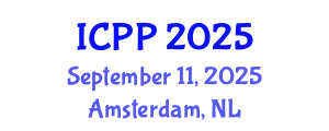 International Conference on Pharmacy and Pharmacology (ICPP) September 11, 2025 - Amsterdam, Netherlands