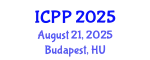 International Conference on Pharmacy and Pharmacology (ICPP) August 21, 2025 - Budapest, Hungary