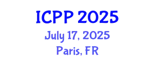 International Conference on Pharmacy and Pharmacology (ICPP) July 17, 2025 - Paris, France