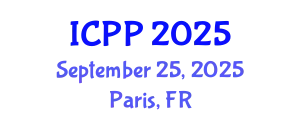International Conference on Pharmacy and Pharmacology (ICPP) September 25, 2025 - Paris, France