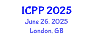 International Conference on Pharmacy and Pharmacology (ICPP) June 26, 2025 - London, United Kingdom