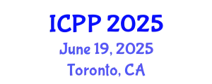 International Conference on Pharmacy and Pharmacology (ICPP) June 19, 2025 - Toronto, Canada