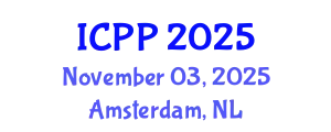 International Conference on Pharmacy and Pharmacology (ICPP) November 03, 2025 - Amsterdam, Netherlands
