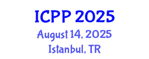 International Conference on Pharmacy and Pharmacology (ICPP) August 14, 2025 - Istanbul, Turkey