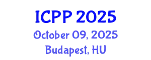 International Conference on Pharmacy and Pharmacology (ICPP) October 09, 2025 - Budapest, Hungary