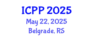 International Conference on Pharmacy and Pharmacology (ICPP) May 22, 2025 - Belgrade, Serbia