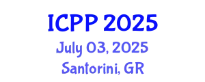 International Conference on Pharmacy and Pharmacology (ICPP) July 03, 2025 - Santorini, Greece