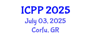 International Conference on Pharmacy and Pharmacology (ICPP) July 03, 2025 - Corfu, Greece