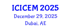 International Conference on Intensive Care and Emergency Medicine (ICICEM) December 29, 2025 - Dubai, United Arab Emirates