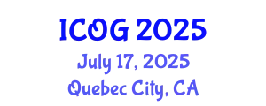 International Conference on Obstetrics and Gynaecology (ICOG) July 17, 2025 - Quebec City, Canada