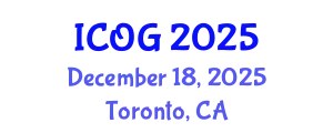 International Conference on Obstetrics and Gynaecology (ICOG) December 18, 2025 - Toronto, Canada
