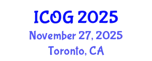 International Conference on Obstetrics and Gynaecology (ICOG) November 27, 2025 - Toronto, Canada
