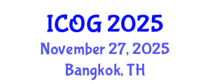 International Conference on Obstetrics and Gynaecology (ICOG) November 27, 2025 - Bangkok, Thailand