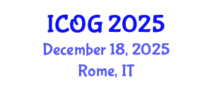 International Conference on Obstetrics and Gynaecology (ICOG) December 18, 2025 - Rome, Italy