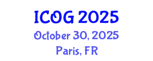 International Conference on Obstetrics and Gynaecology (ICOG) October 30, 2025 - Paris, France